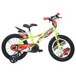 Dino Bikes Bicicletta per Bambini Raptor Giallo Fluorescente 16