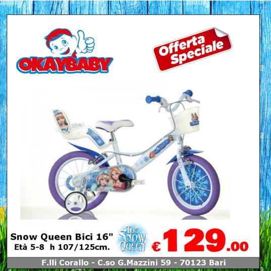 Bicicletta 16" Snow Queen - 164R-SQ