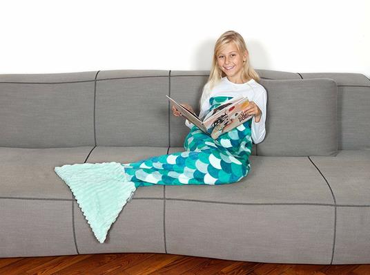 Coperta Kanguru Sirena Kids. Turchese - 8