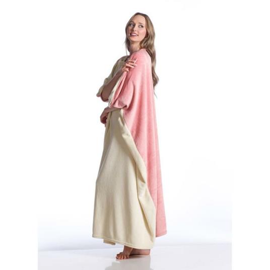 Coperta Momonga Rose. Rosa-Crema