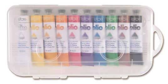 Cmp. Morocolor Astuccio 10 Colori a Olio 18Ml Cmp