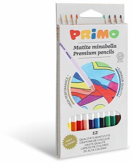 Blister matite colorate Primo minabella 12 colori