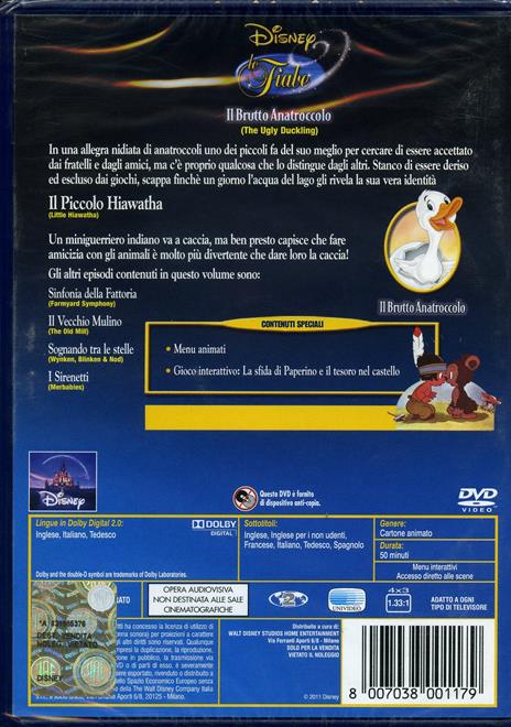 Le fiabe Walt Disney. Il brutto anatroccolo e altre storie di Jack Cutting - DVD - 2