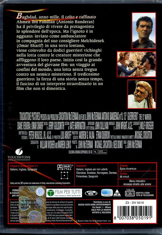 Il tredicesimo guerriero di John McTiernan - DVD - 2