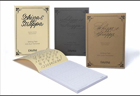 Favini Album Schizza & Strappa A4 Edizione Speciale Calligrafia