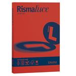 Carta Colorata Rismaluce A4 200 gr. Risma 50 Fogli Rosso