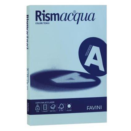 Carta Colorata Rismaluce A4 90 gr. Risma 100 Fogli Celeste