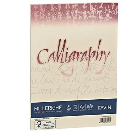 Calligraphy millerighe avorio 200 gr. (50) - 2