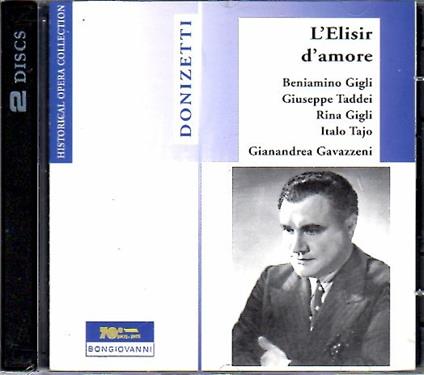 L'elisir D'amore - CD Audio di Gaetano Donizetti