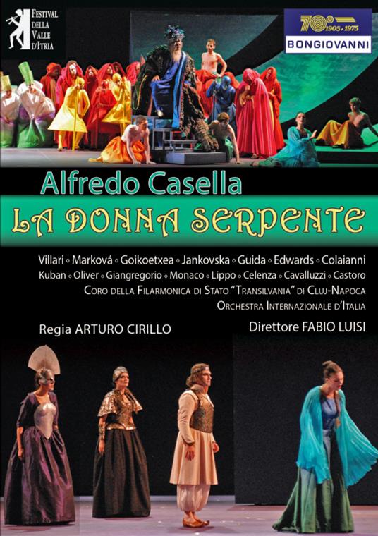 La Donna Serpente (DVD) - DVD di Alfredo Casella