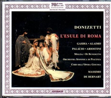 L'esule di Roma - CD Audio di Gaetano Donizetti