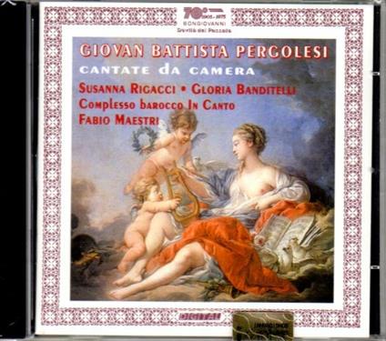 Cantate da camera - CD Audio di Giovanni Battista Pergolesi