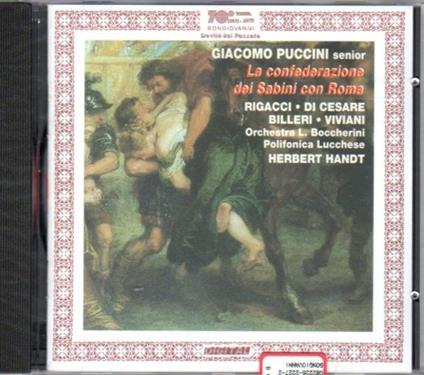 La confederazione dei Sabini con Roma - CD Audio di Giacomo Puccini senior