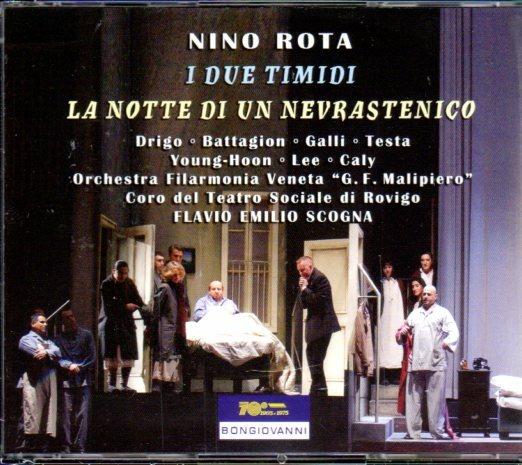I due timidi - La notte di un nevrastenico - CD Audio di Nino Rota