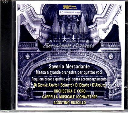 Mercadante ritrovato - CD Audio di Saverio Mercadante