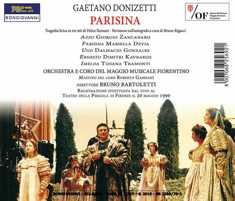 Parisina - CD Audio di Gaetano Donizetti - 2