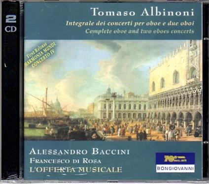 Concerti per oboe - CD Audio di Tomaso Giovanni Albinoni
