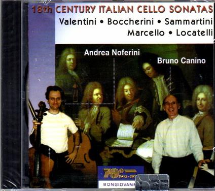 Sonata in La per violoncello / Sonata in Sol per violoncello / Sonata in Sol minore per violoncello - CD Audio di Luigi Boccherini,Benedetto Marcello,Giovanni Battista Sammartini