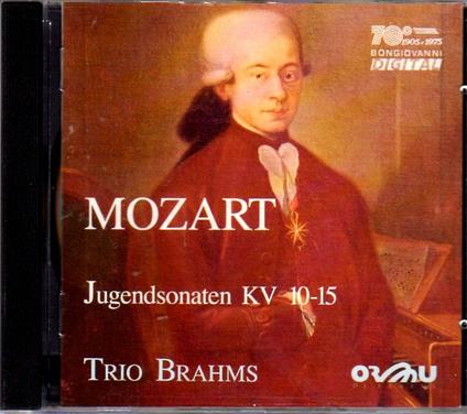 Sonate giovanili - CD Audio di Wolfgang Amadeus Mozart