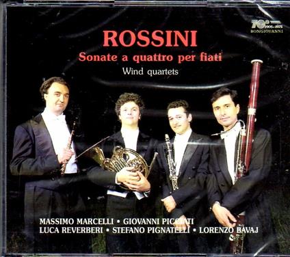 Sonate a quattro per strumenti a fiato - CD Audio di Gioachino Rossini