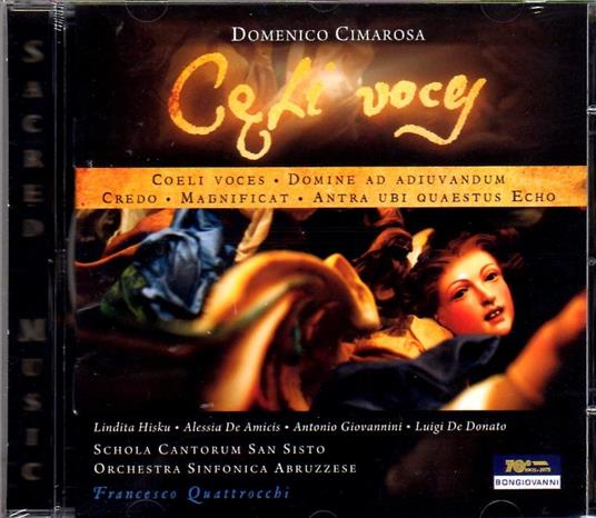 Coeli Voces - CD Audio di Domenico Cimarosa
