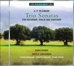 Sonate a tre - CD Audio di Georg Philipp Telemann,Fabio Biondi