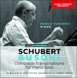 Transcriptions. Integrale delle trascrizioni - CD Audio di Franz Schubert,Ferruccio Busoni