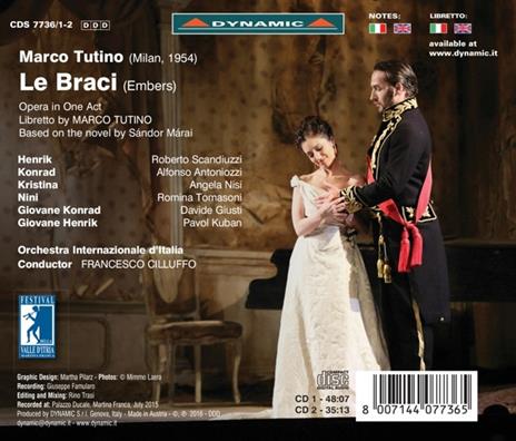 Le Braci - CD Audio di Marco Tutino - 2