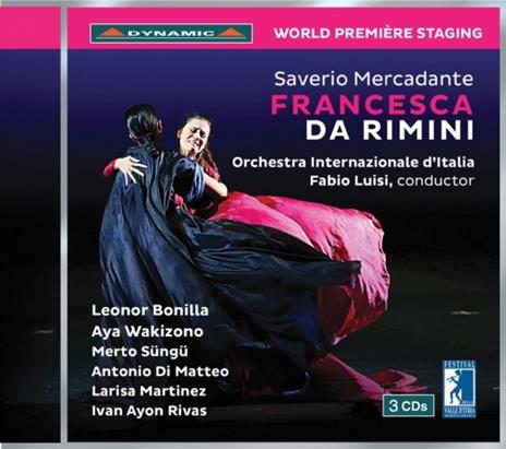 Francesca da Rimini - CD Audio di Saverio Mercadante,Fabio Luisi,Orchestra Internazionale d'Italia