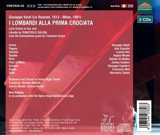 I Lombardi Alla Prima Crociata - CD Audio di Giuseppe Verdi - 2