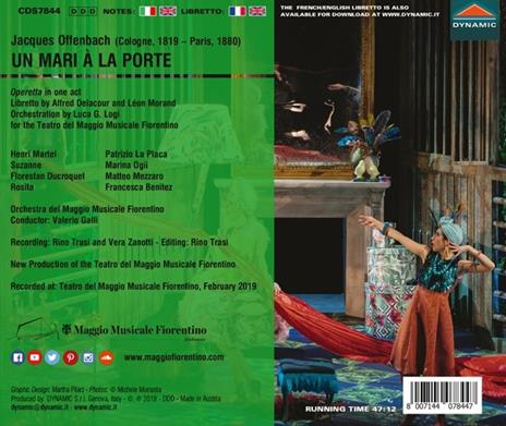 Un mari à la porte - CD Audio di Jacques Offenbach,Orchestra del Maggio Musicale Fiorentino,Valerio Galli - 2