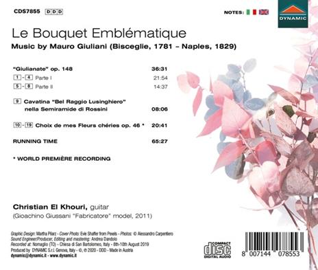 Bouquet Emblematique - CD Audio di Mauro Giuliani - 2