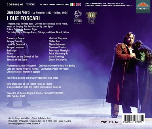 I Due Foscari - CD Audio di Giuseppe Verdi - 3