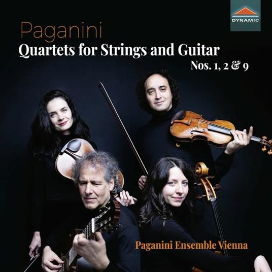 Quartets for Strings and Guitar n.1, n.2 & n.9 - CD Audio di Niccolò Paganini,Paganini Ensemble Vienna