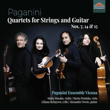 Quartets For String And Guitar Nos.7, 14, 15 - CD Audio di Niccolò Paganini