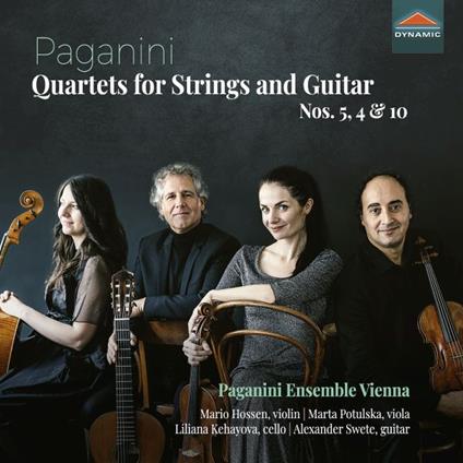 Quartets for Strings and Guitar n.5, n.4 - CD Audio di Niccolò Paganini