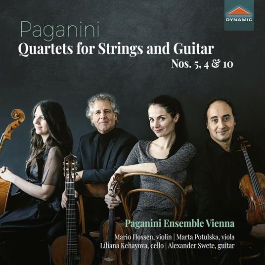 Quartets for Strings and Guitar n.5, n.4 - CD Audio di Niccolò Paganini