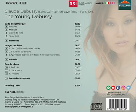Young Debussy - CD Audio di Claude Debussy,Ilia Kim - 2