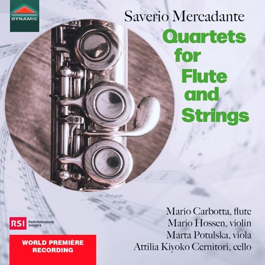 Quartets For Flute And Strings - CD Audio di Saverio Mercadante