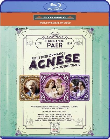 Agnese (Blu-ray) - Blu-ray di Diego Fasolis,Ferdinando Paer