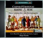 Musica massonica - CD Audio di Caspar Fürstenau