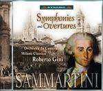 Sinfonie - Overtures - CD Audio di Giovanni Battista Sammartini,Roberto Gini