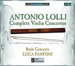 Concerti per violino completi - CD Audio di Antonio Lolli,Luca Fanfoni
