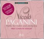 Musica per violino e orchestra completa - CD Audio di Niccolò Paganini