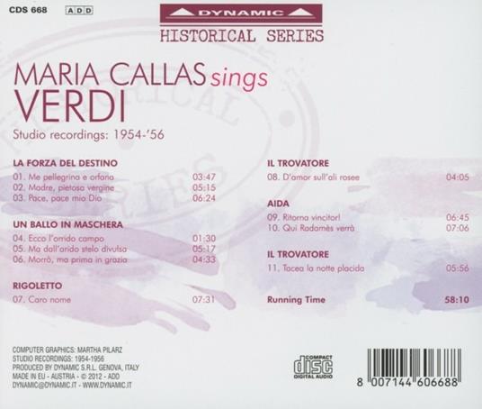 Maria Callas Sings Verdi - CD Audio di Maria Callas,Giuseppe Verdi - 2