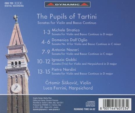 The Pupils of Tartini - CD Audio di Franz Xaver Scharwenka,Crtomir Siskovic - 2