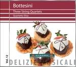 3 Quartetti per archi - CD Audio di Giovanni Bottesini,Quartetto Elisa