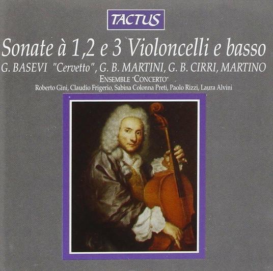Sonate a 1, 2, 3 violoncelli - CD Audio di Ensemble Concerto