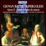 4 cantate da camera op.2 - CD Audio di Giovanni Battista Pergolesi,Roberto Gini