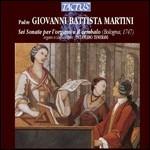 6 Sonate per l'organo e il cembalo - CD Audio di Giovanni Battista Martini